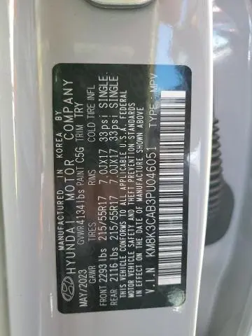 2023 HYUNDAI KONA SEL  