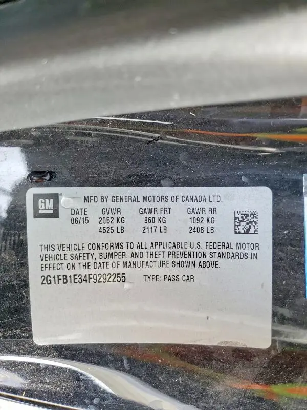 2015 CHEVROLET CAMARO LS  