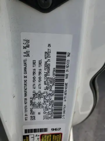 2022 TOYOTA TACOMA ACCESS CAB
