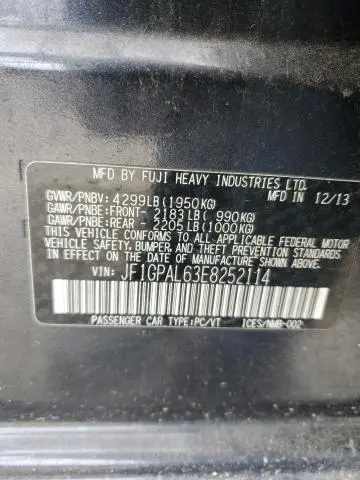 2014 SUBARU IMPREZA SPORT PREMIUM  