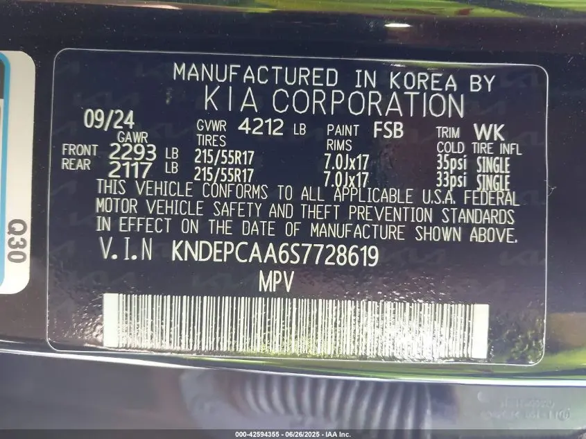 2025 KIA SELTOS LX
