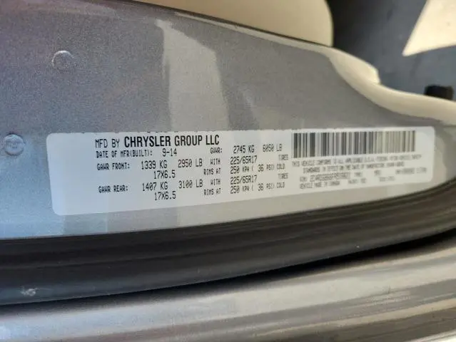 2015 DODGE GRAND CARAVAN SE  