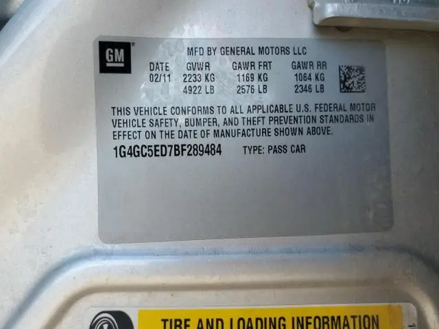 2011 BUICK LACROSSE CXL  