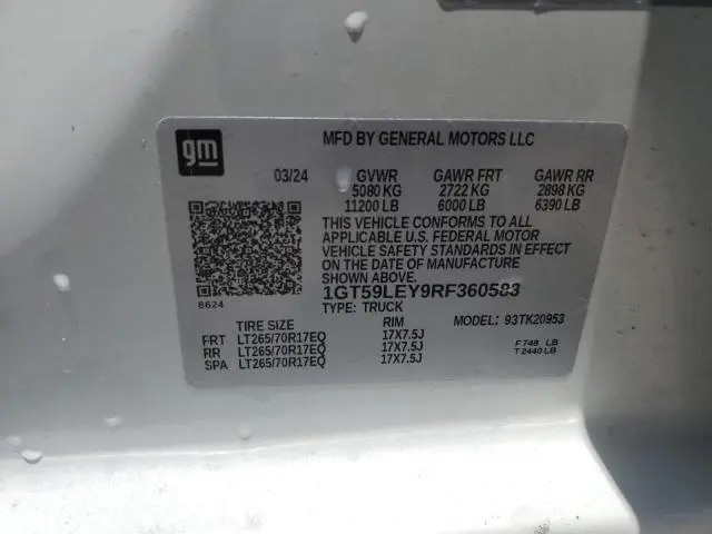 2024 GMC SIERRA K2500 HEAVY DUTY  