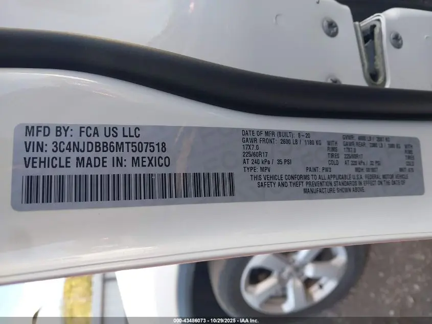 2021 JEEP COMPASS LATITUDE 4X4