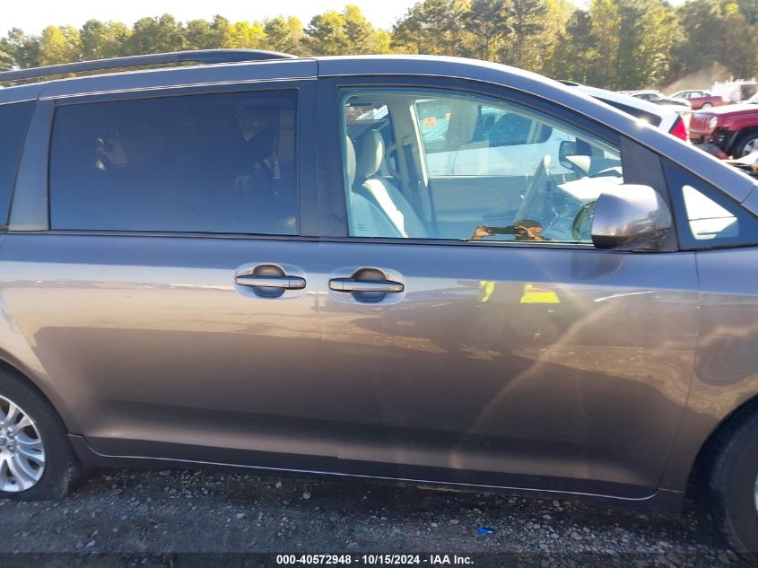 2013 TOYOTA SIENNA XLE V6 8 PASSENGER