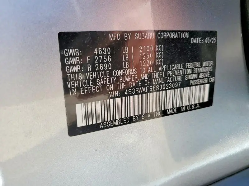 2025 SUBARU LEGACY PREMIUM  