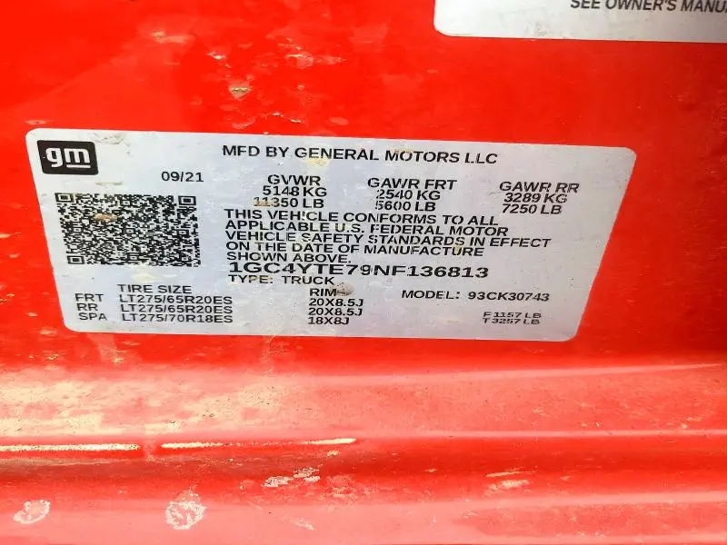 2022 CHEVROLET SILVERADO K3500 LT  