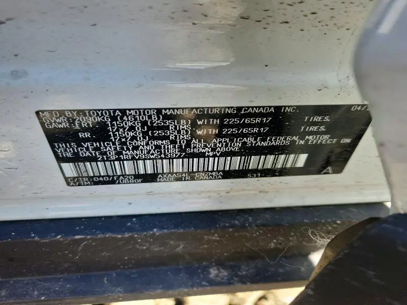 2025 TOYOTA RAV4 XLE  