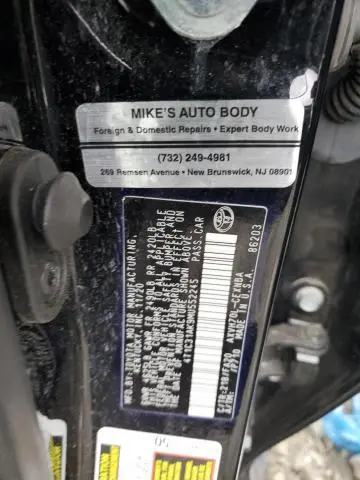 2021 TOYOTA CAMRY LE  