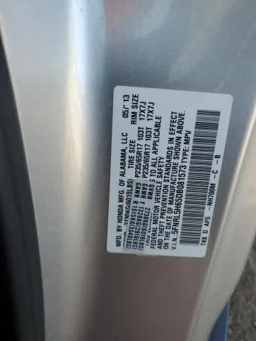 2013 HONDA ODYSSEY EXL  