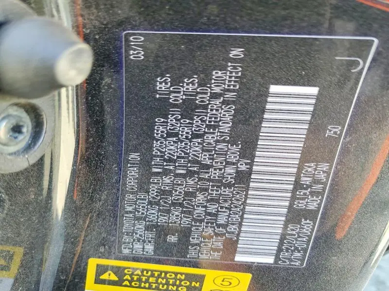 2010 LEXUS RX 350  
