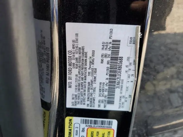 2014 LINCOLN MKZ HYBRID  