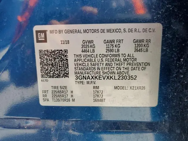 2019 CHEVROLET EQUINOX LT