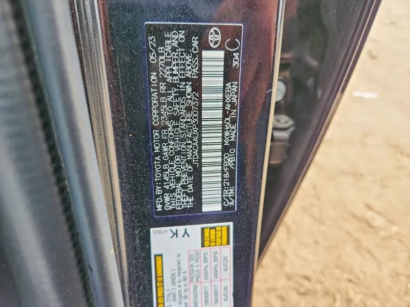 2023 TOYOTA PRIUS LE  