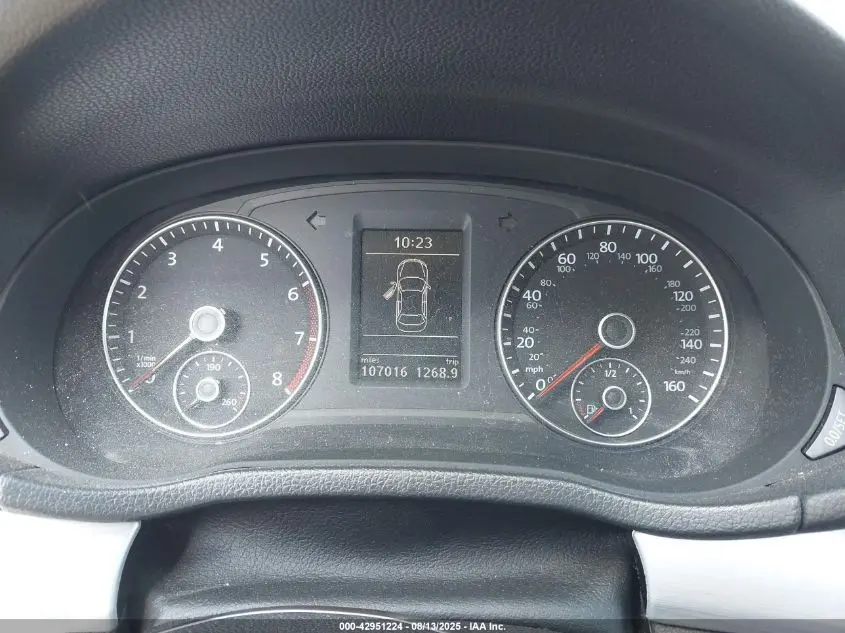 2012 VOLKSWAGEN PASSAT 2.5L SE