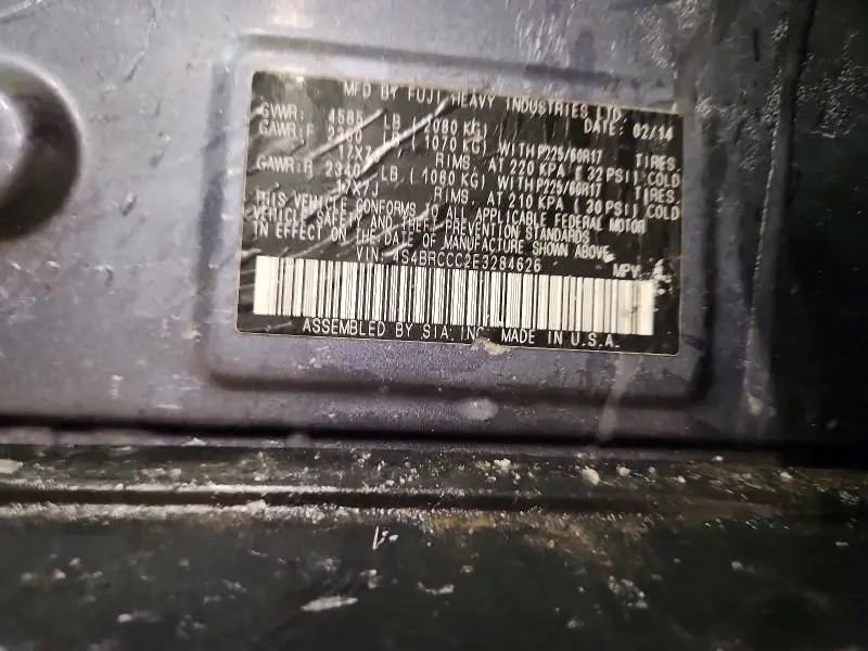 2014 SUBARU OUTBACK 2.5I PREMIUM  