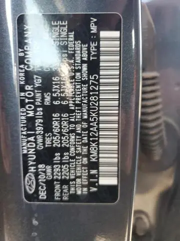 2019 HYUNDAI KONA SE