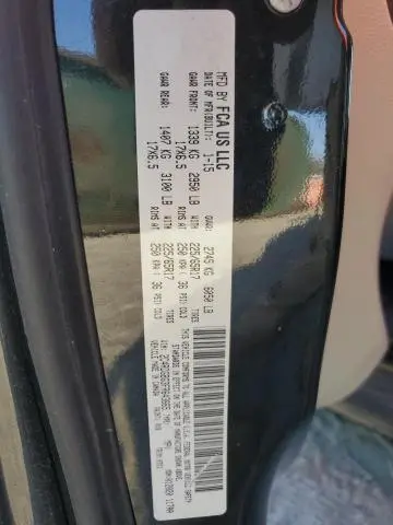 2015 DODGE GRAND CARAVAN SE  