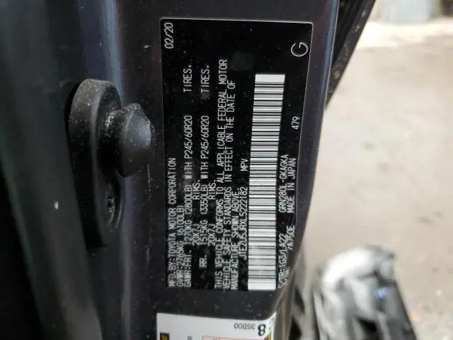 2020 TOYOTA 4RUNNER SR5  