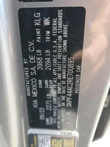 2024 KIA FORTE GT  