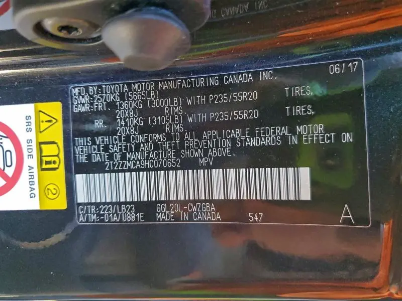 2017 LEXUS RX 350 BASE  