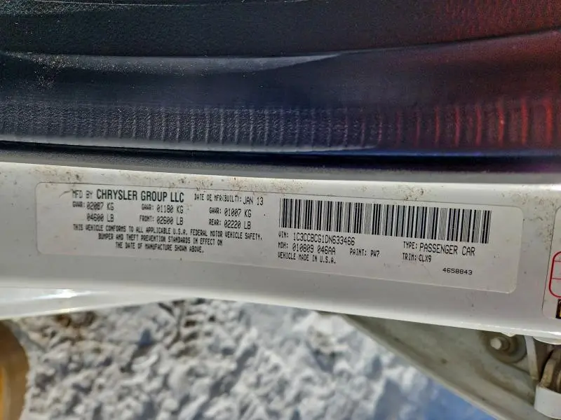 2013 CHRYSLER 200 LIMITED  