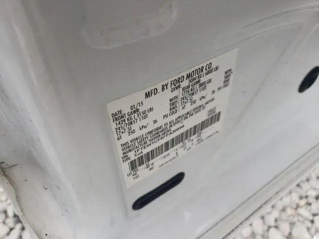 2015 FORD F150 SUPERCREW  