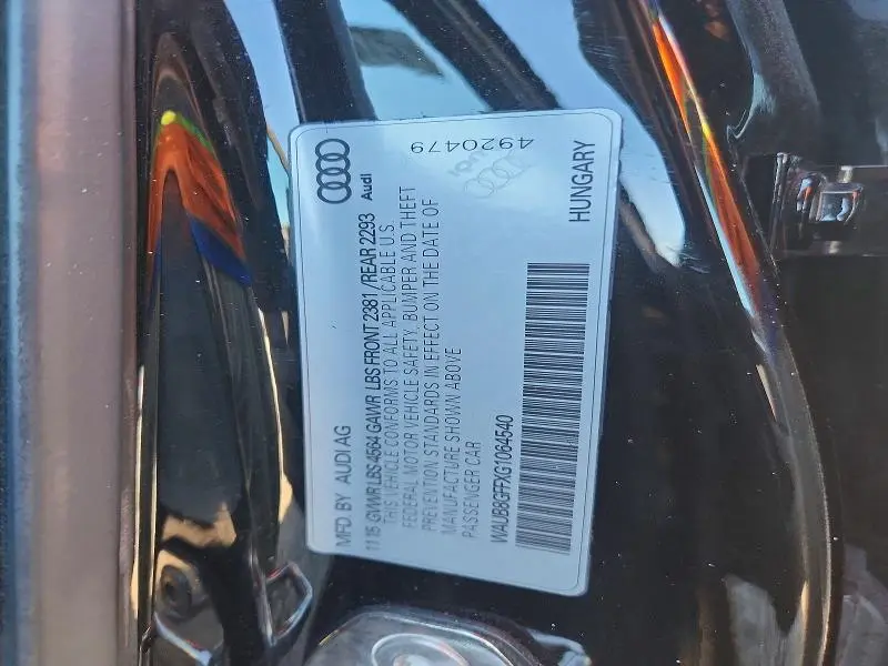 2016 AUDI A3 PREMIUM  