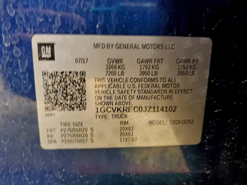 2018 CHEVROLET SILVERADO K1500 LT  