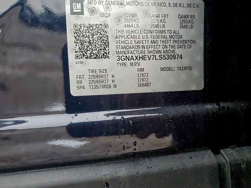 2020 CHEVROLET EQUINOX LS  