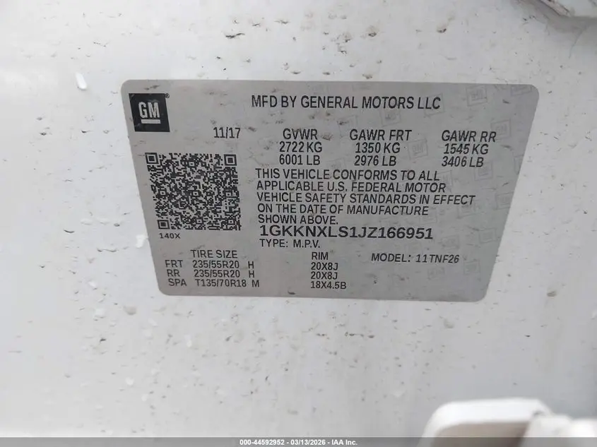 2018 GMC ACADIA DENALI