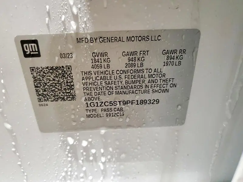 2023 CHEVROLET MALIBU LS  