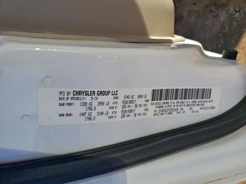 2014 DODGE GRAND CARAVAN SXT  