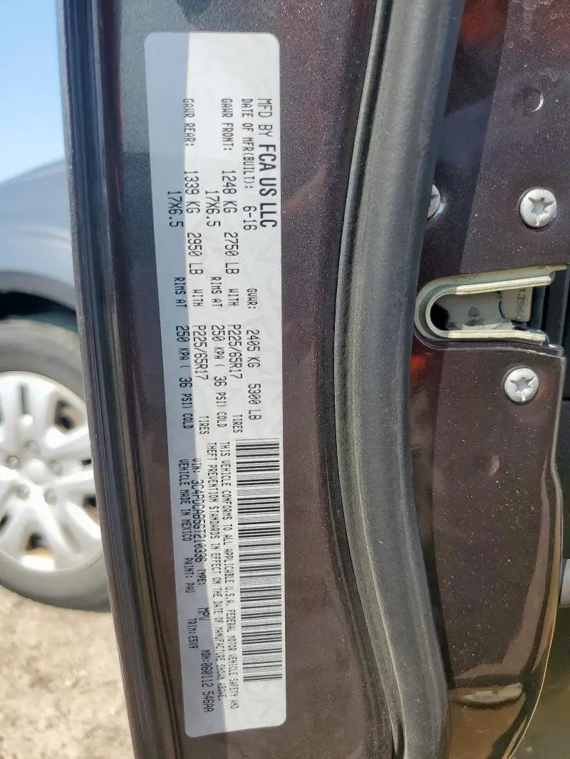 2016 DODGE JOURNEY SE  