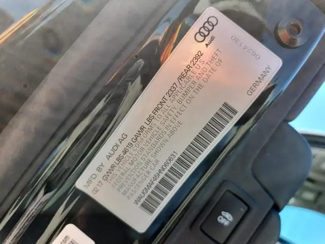 2017 AUDI A4 ULTRA PREMIUM  