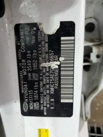 2016 HYUNDAI ACCENT SE