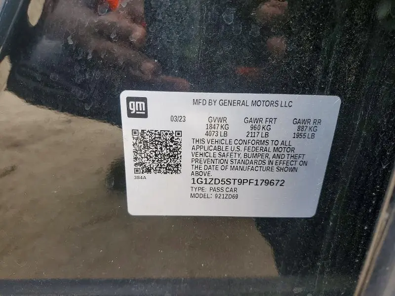 2023 CHEVROLET MALIBU LT  
