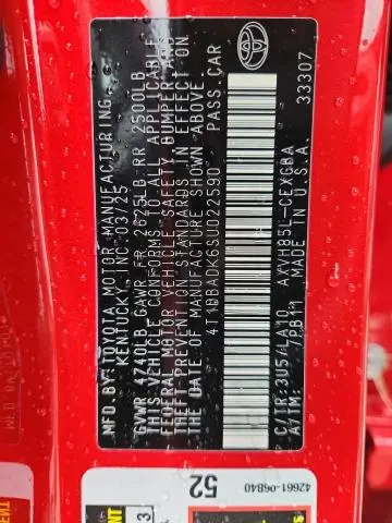 2025 TOYOTA CAMRY XSE