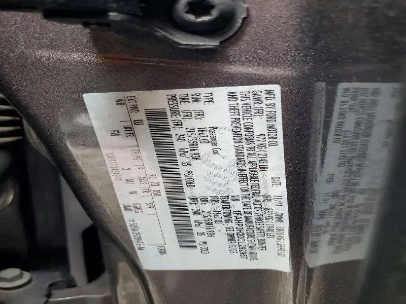 2012 FORD FOCUS SEL  