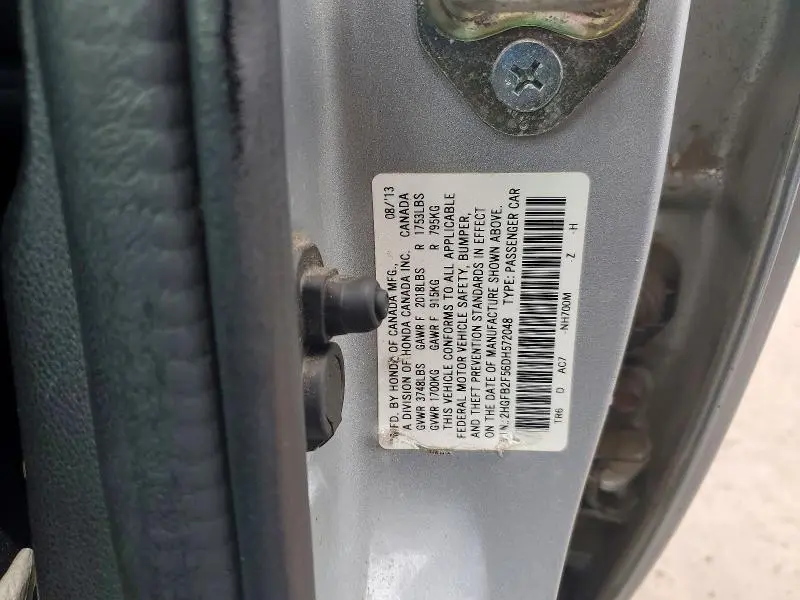 2013 HONDA CIVIC LX  