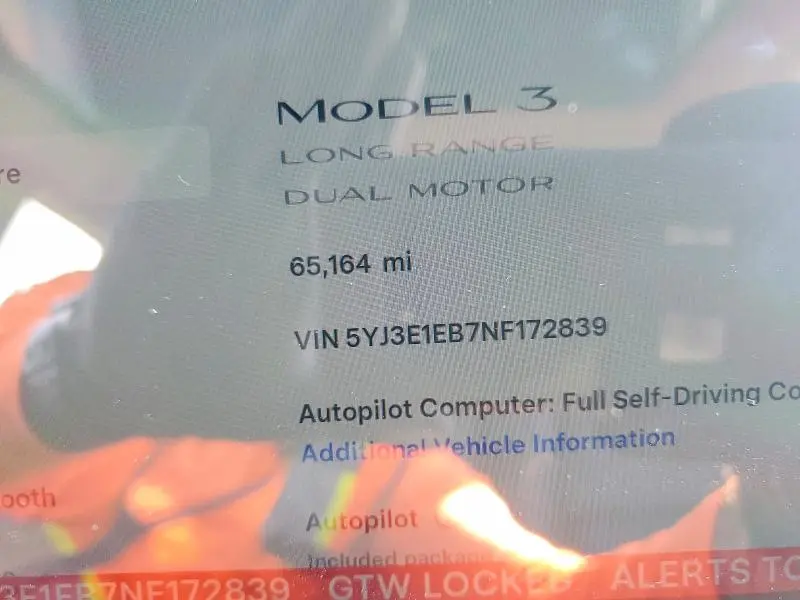 2022 TESLA MODEL 3   