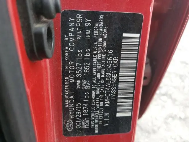 2016 HYUNDAI ACCENT SE