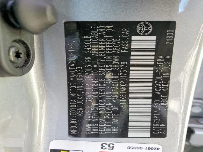 2023 TOYOTA CAMRY XSE  