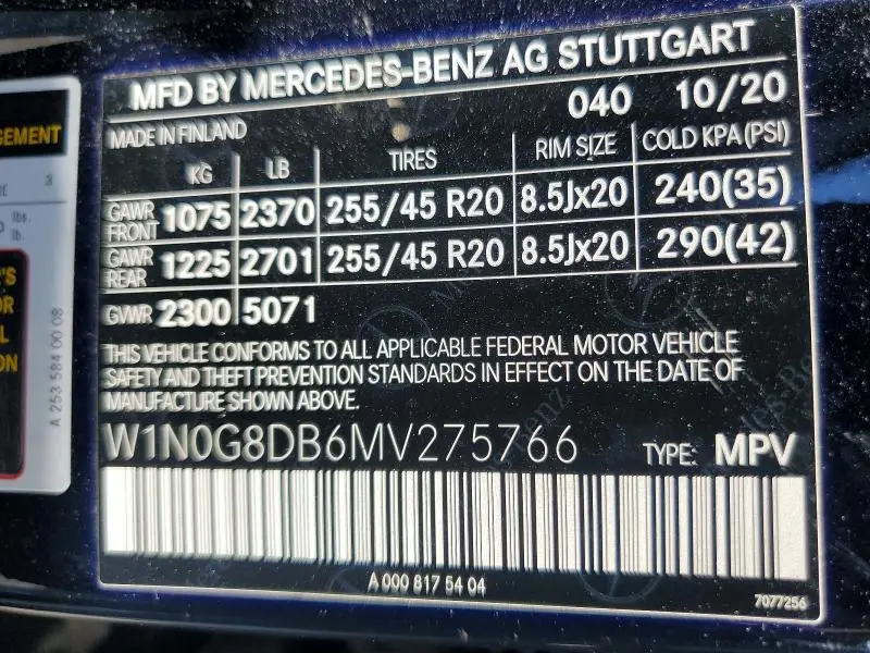 2021 MERCEDES-BENZ GLC 300  