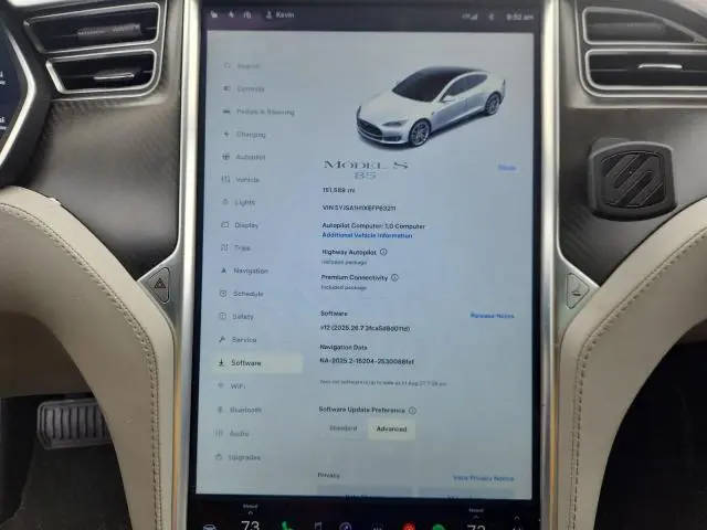 2014 TESLA MODEL S   