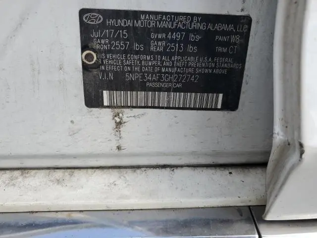 2016 HYUNDAI SONATA SPORT  