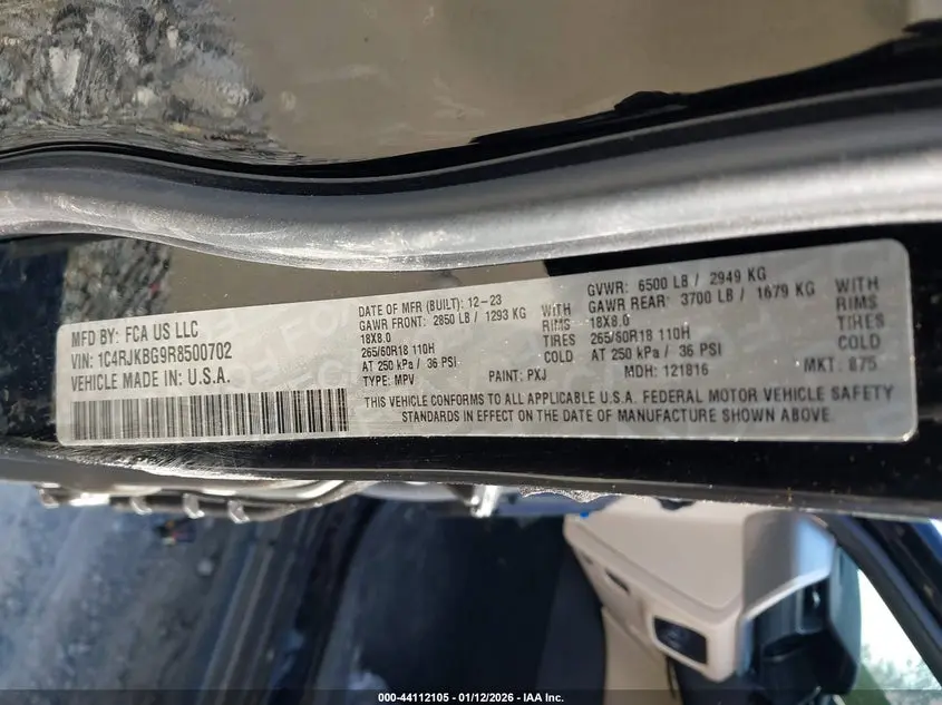 2024 JEEP GRAND CHEROKEE L LIMITED 4X4