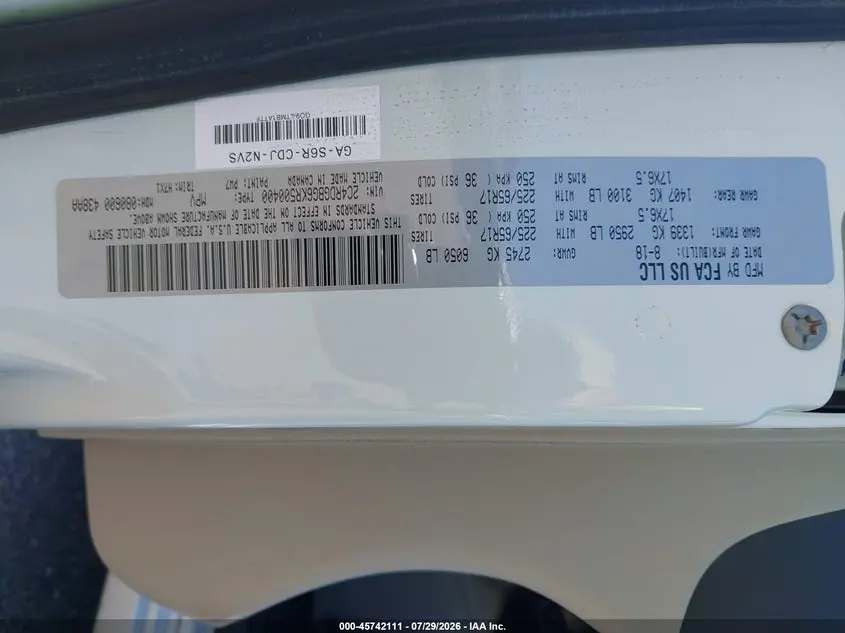 2019 DODGE GRAND CARAVAN SE
