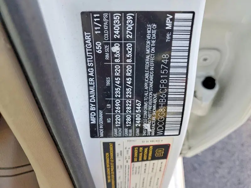 2012 MERCEDES-BENZ GLK 350 4MATIC  